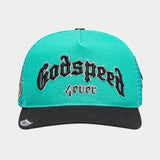 GS FOREVER TRUCKER HAT (TURQUOISE/BLACK)