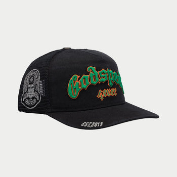 GS FOREVER TRUCKER HAT (VINTAGE BLACK/GREEN/RED)