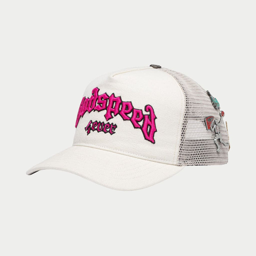 GS Forever Trucker Hat (White/Fuchsia)