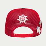 GS LOGO TRUCKER HAT (RED/YELLOW)