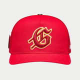 GS LOGO TRUCKER HAT (RED/YELLOW)