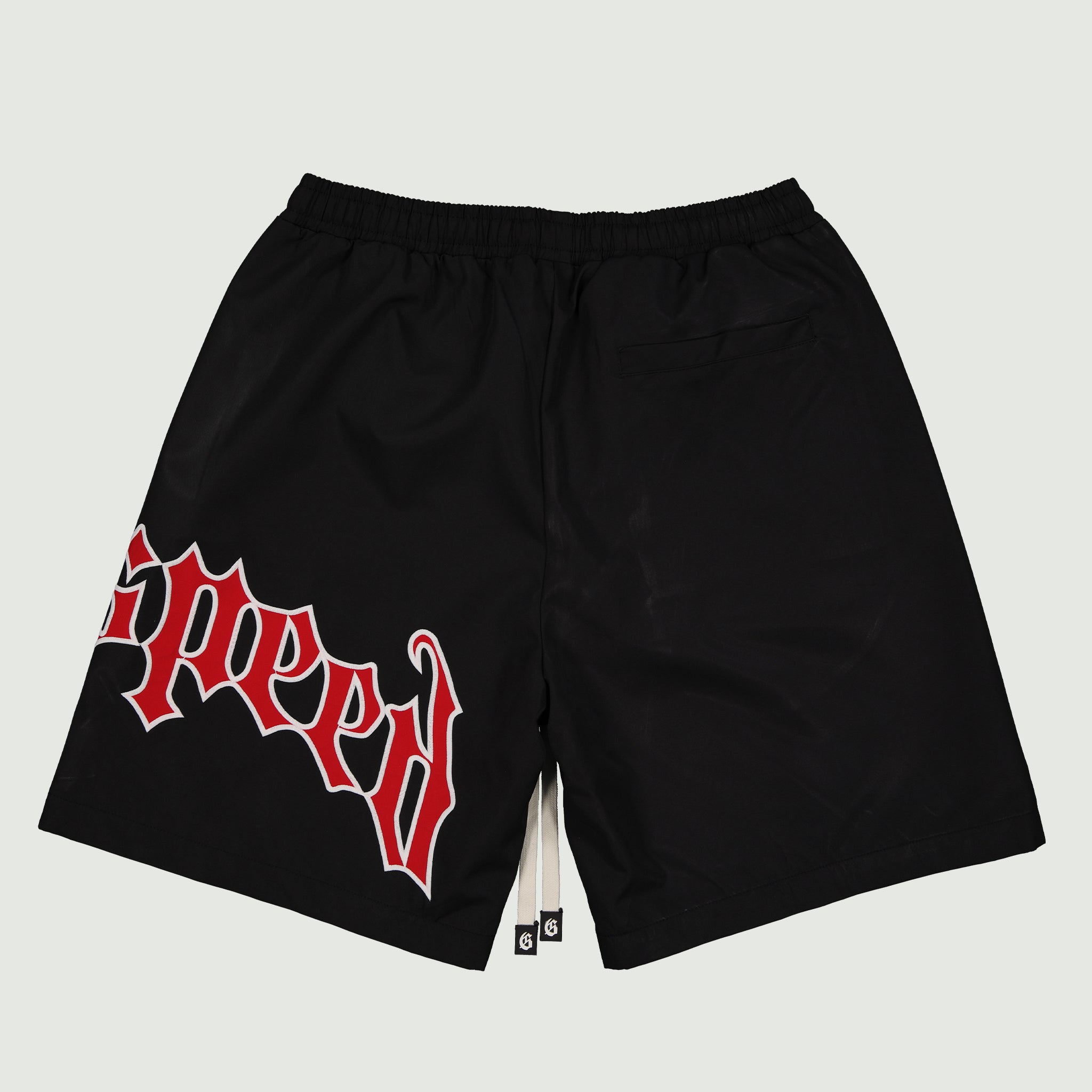 GODSPEED NEW YORK - OG Logo Nylon Shorts (Bred)