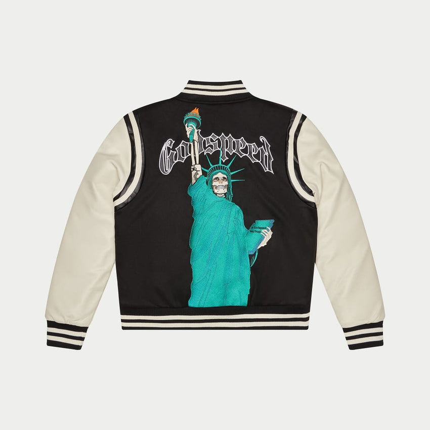 I.G.W.T Varsity Jacket (White Sleeves) - Varsity Jacket