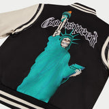 I.G.W.T Varsity Jacket (White Sleeves) - Varsity Jacket