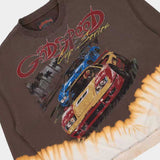 F.T.W SWEATSHIRT (Brown Bleached Wash)