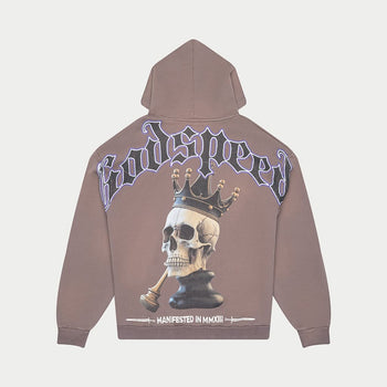 King 4ever Hoodie (Grey) - T-Shirt