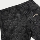 Leather Premium Emboss G Pants - CARGO PANTS
