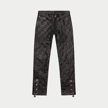 Leather Premium Emboss G Pants - CARGO PANTS