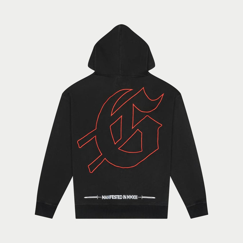 Mankind vs Ai Embroidered Hoodie (Black) - T-Shirt