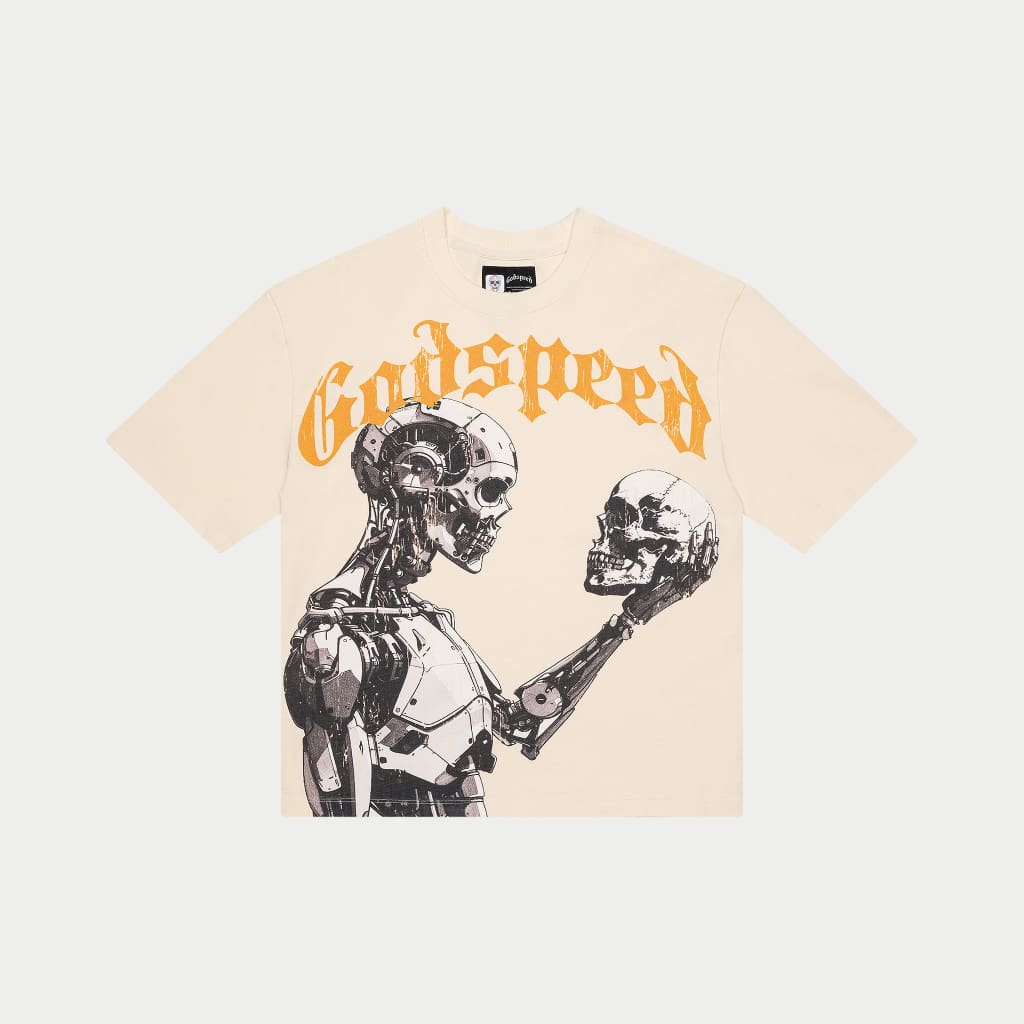 Mankind vs Ai III Short Sleeve (Bone/Yellow) - T-Shirt