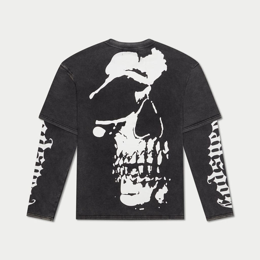 Skulled Double Layer Long Sleeve