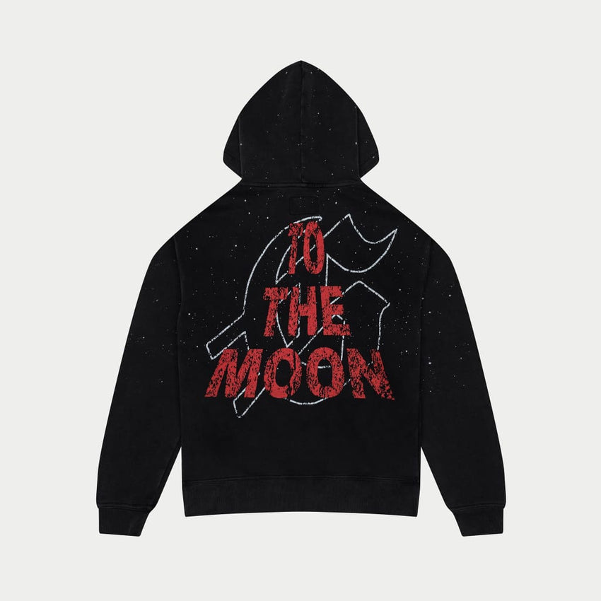 No Looking Back Hoodie (Red) - HOODIE