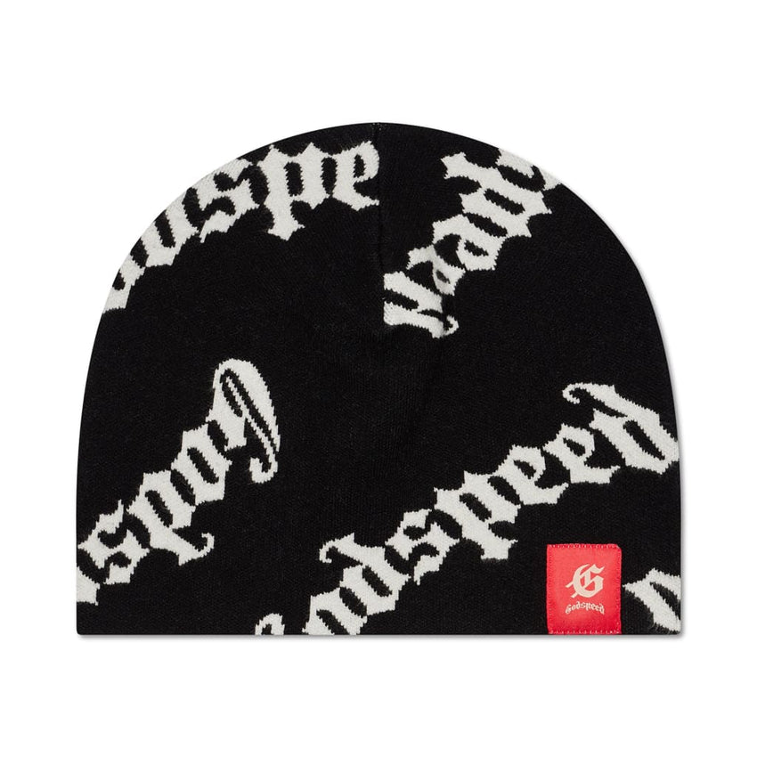 GODSPEED NEW YORK - OG logo Beanie (BLACK WHITE)