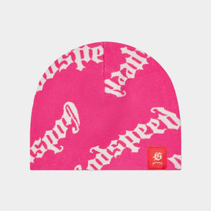 OG logo Beanie (PINK / WHT) - PINK - HAT