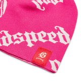 OG logo Beanie (PINK / WHT) - PINK - HAT