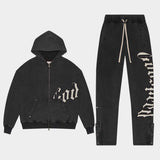 OG Logo Sweatsuit (Black Washed)