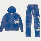 OG Logo Sweatsuit (Blue Tie-Dye)