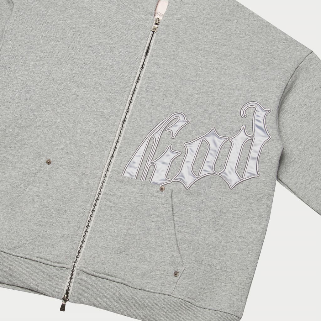 GODSPEED NEW YORK - OG Logo Sweatsuit V2 (Grey/Silver Satin)