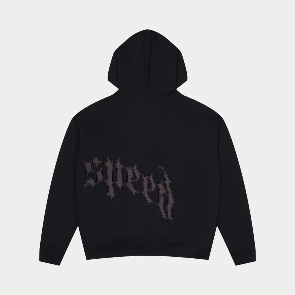 GODSPEED NEW YORK - OG Logo Sweatsuit V2 (Black Satin/Black)