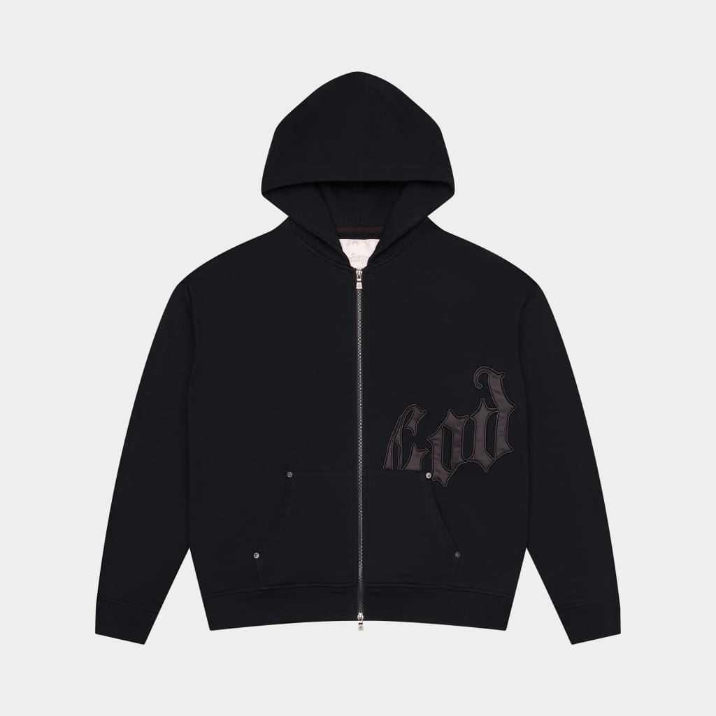 c*y様 Godspeed ブラックパーカー GODSPEED NEW YORK - OG Logo Sweatsuit V2 (Black Satin/Black)