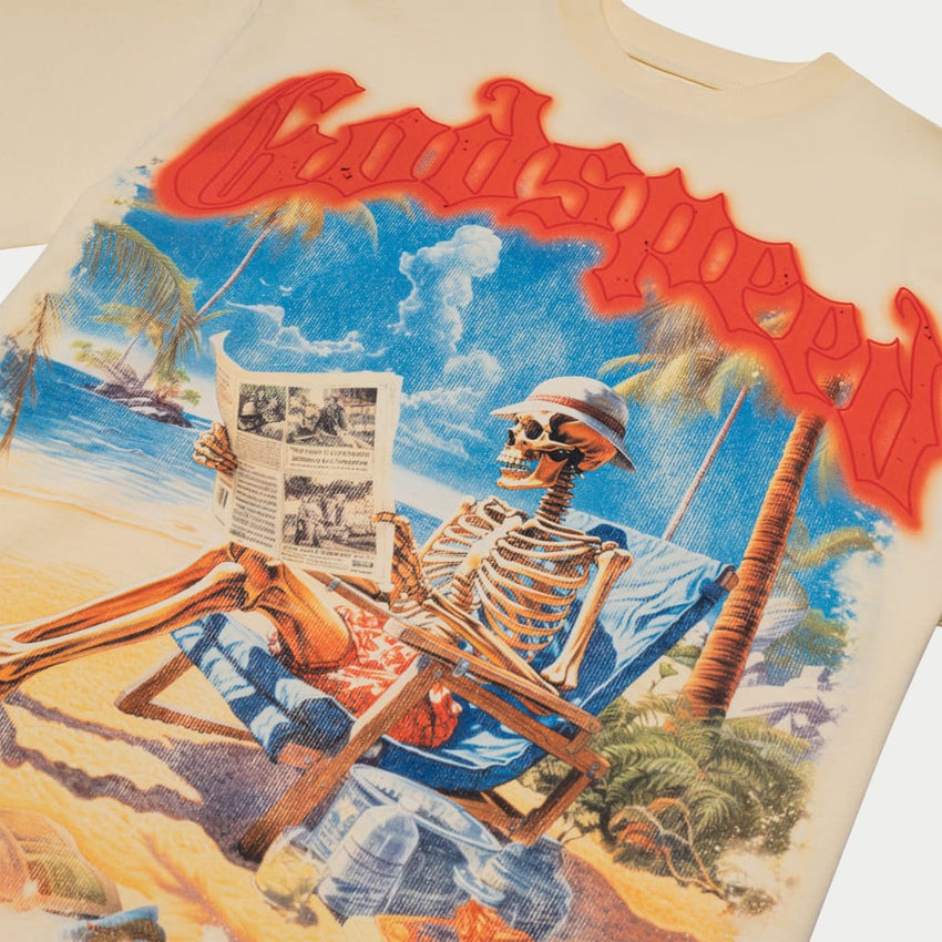 Permanent Vacation T-Shirt (Creme) - T-Shirt
