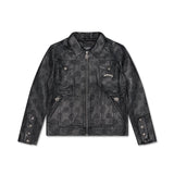 Premium Leather Emboss G Jacket - CARGO PANTS