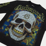Puzzled Long sleeve T-Shirt (Black) - HOODIE