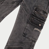 Rockstar Flare Premium Cargo Denim (Grey Wash) - PANTS