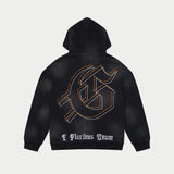 Sphinx Guardian Hoodie (Black Wash) - T-Shirt