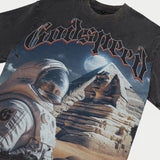 Sphinx Guardian T-shirt (Black Washed) - T-Shirt