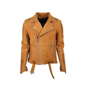 Stealth Moto Jacket ( Camel Nubuck ) LEATHER JACKET