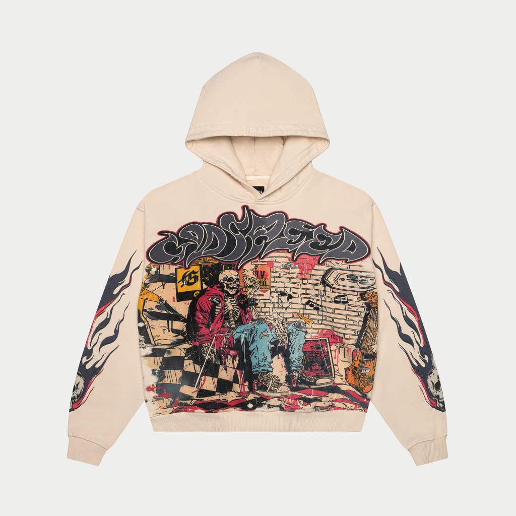 早割航空券 GODSPEED NEW YORK - Stoner Hoodie (Bone) トップス