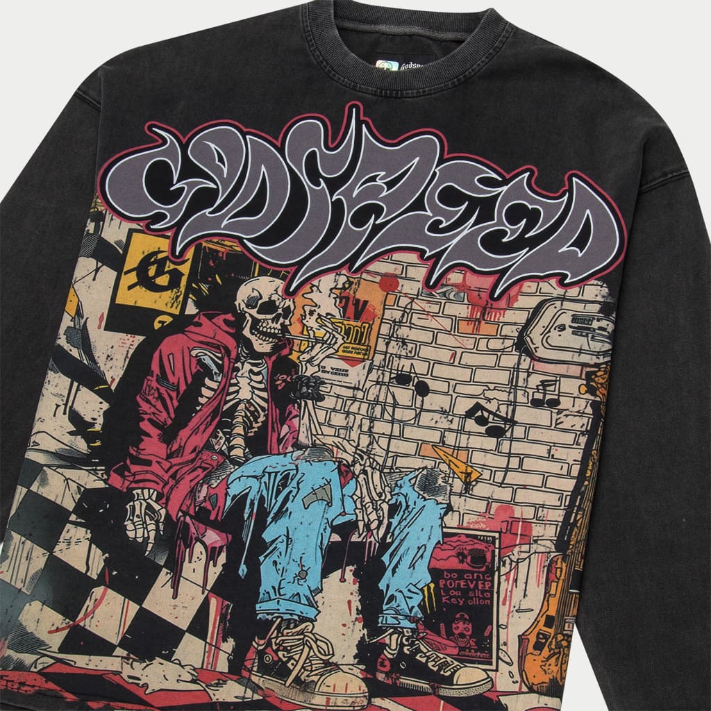 GODSPEED NEW YORK - Stoner LS (Grey Wash)