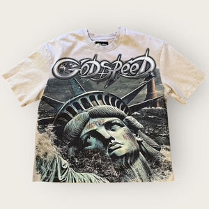 Sunken Liberty 2 (Slate Grey) - T-Shirt