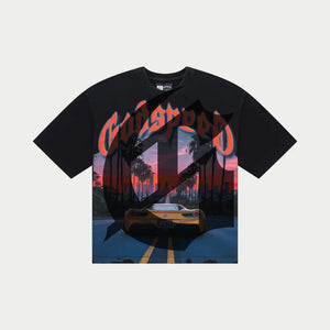 Sunset BLVD (Black Wash) T-Shirt