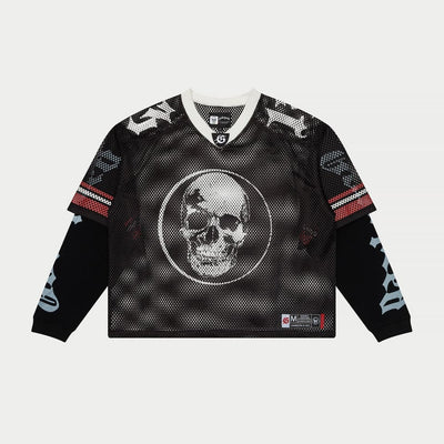 TD Double Sleeve Jersey (Black/Red) - T-Shirt