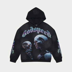 The Upgrade Hoodie (Black Wash) - T-Shirt