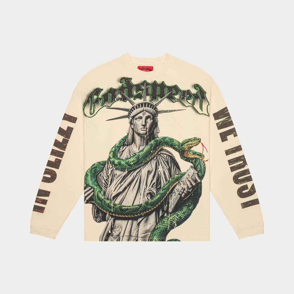 Top 5 Slizzy LS (Bone) - T-Shirt