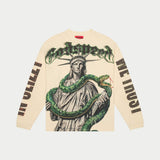 Top 5 Slizzy LS (Bone) - T-Shirt