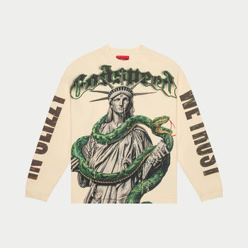 Top 5 Slizzy LS (Bone) - T-Shirt