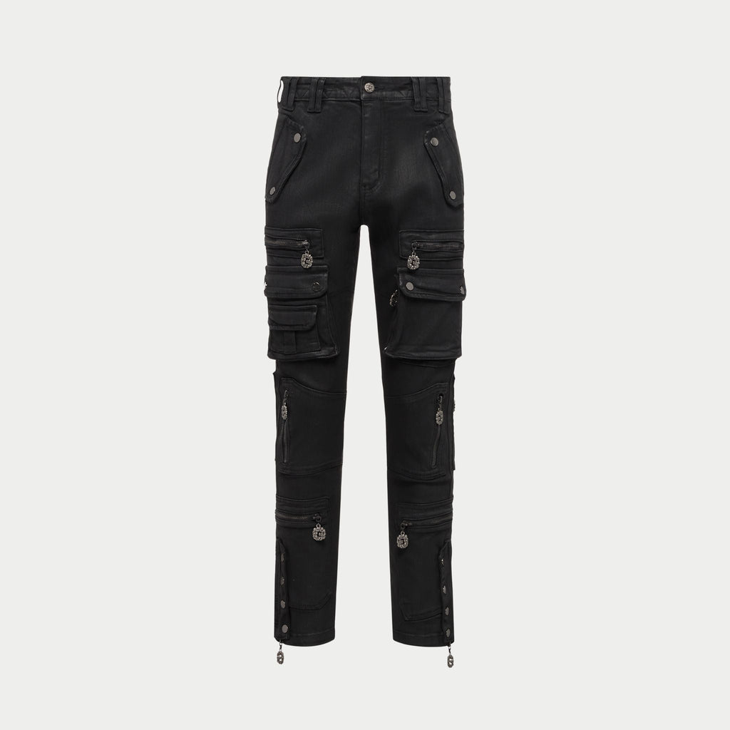 GODSPEED NEW YORK - Wax Flare Premium Cargo Pants (Black)