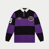Classic Field Rugby Shirt - 2XL / PURPLE / BLACK