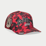 GS FOREVER CAMO TRUCKER HAT (CARMINE)