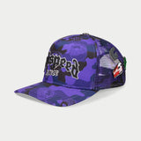 GS FOREVER CAMO TRUCKER HAT (GRAPE)