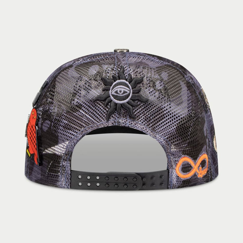 GS FOREVER CAMO TRUCKER HAT (HUNTER)