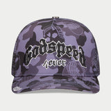 GS FOREVER CAMO TRUCKER HAT (SMOKE)
