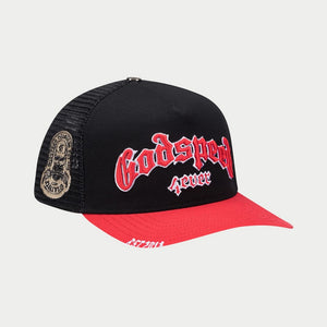 GS FOREVER TRUCKER HAT BACK/RED/WHITE