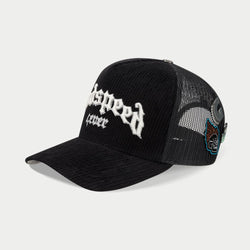 GS FOREVER TRUCKER HAT (BLACK CORDUROY)