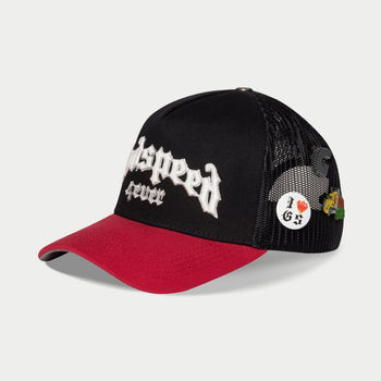 GS FOREVER TRUCKER HAT (Black/Red)