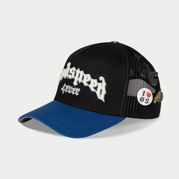 GS FOREVER TRUCKER HAT (Black/Blue)